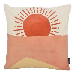 Gek op kussens! Sierkussen sunset | 45 x 45 cm | katoen/linnen