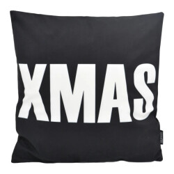 Gek op kussens! Xmas black | 45 x 45 cm | kussenhoes | katoen/polyester