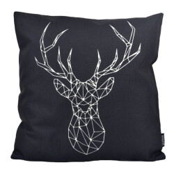 Gek op kussens! Graphic deer | 45 x 45 cm | kussenhoes | katoen/linnen