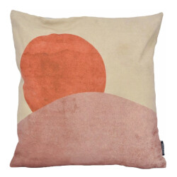 Gek op kussens! Sierkussen sunrise | 45 x 45 cm | katoen/linnen