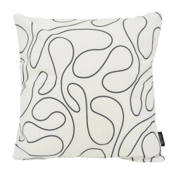 Gek op kussens! Lines abstract outdoor | 45 x 45 cm | kussenhoes | katoen