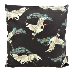Gek op kussens! Kraanvogel #1 | 45 x 45 cm | kussenhoes | katoen/polyester