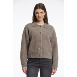 Rino & Pelle Boxy jacket taupe