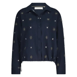 Nukus Nkf02056 226 newport blouse embroidery navy/silver