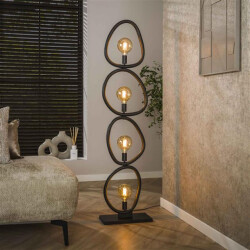 Hoyz vloerlamp pebble 4-lichts artic
