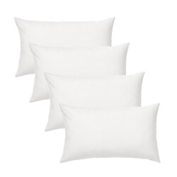 Gek op kussens! Set van 4 stuks binnenkussen 30 x 50 cm dons
