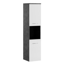 Badplaats Badkamerkast montreal 30 x 30 x 131 cm met wit hangende