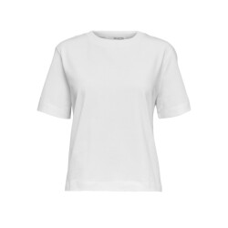 Selected Femme slfessential ss boxy tee noos 16087919 bright white