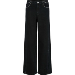 Y.A.S Yasnoelle hw studded jeans d2d dark grey denim
