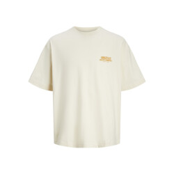 Jack & Jones jorroxbury type tee ss crew neck 12265826 antique white
