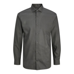 Jack & Jones jprblaparker shirt l/s noos 12227385 dark grey melange