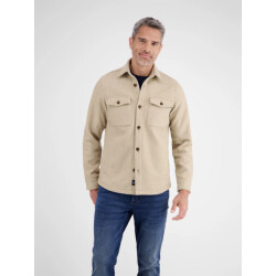 Lerros Heren overshirt 25812801 108 foam white