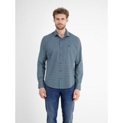 Lerros Heren overhemd 25813521 429 fjord blue