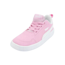 Puma Kinder/kinder courtflex inf leren trainers