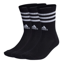 Adidas Unisex adult 3 stripes gewatteerde crew sokken (set van 3)