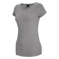 4F Effen slim t-shirt dames