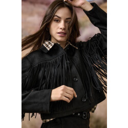 Only Onldiane life faux suede fringes ot