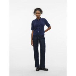 Vero Moda Vmluxlight pointelle 2/4 poloneck p