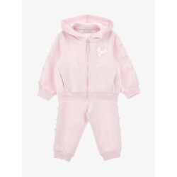 Monnalisa Meisjes baby joggingpak vest kant