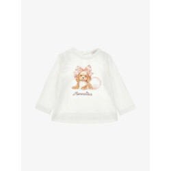 Monnalisa Meisjes baby longsleeve puppy