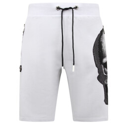 Enos Skull rhinestone korte broek