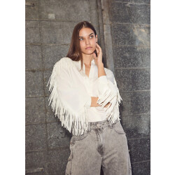 Haute L'Amitié Haute l’amitié fringe blouse
