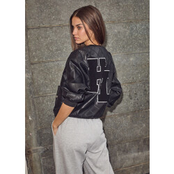 Haute L'Amitié Haute l’amitié quilt pu bomber jas