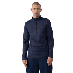 4F Heren aw23ubrum036 geborsteld thermoactief sweatshirt