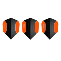 Harrows Prime contrast gestreepte dart vluchten (set van 3)