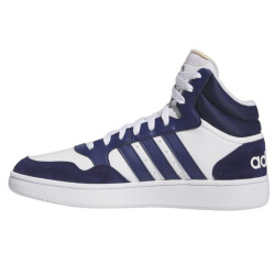 Adidas Heren hoops 3.0 ecologisch leren mid cut trainers