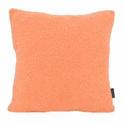 NOVÉE Sierkussen teddy oranje | 45 x 45 cm | polyester