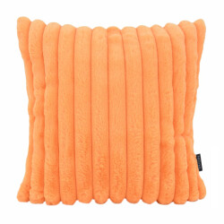 NOVÉE Rosie rib oranje | 45 x 45 cm | kussenhoes | polyester