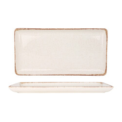 Rinart Serveerschaal brunilda porselein 33x17 cm set van 2