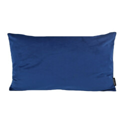 Gek op kussens! Sierkussen velvet donkerblauw long | 30 x 50 cm | velvet/polyester