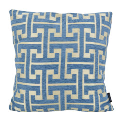 NOVÉE Sierkussen steel blue chenille | 45 x 45 cm | polyester