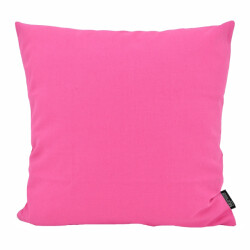 Gek op kussens! Sierkussen uni fuchsia | 45 x 45 cm | katoen/polyester