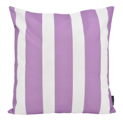 NOVÉE Sierkussen streep paars outdoor | 45 x 45 cm | katoen/polyester