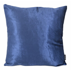Gek op kussens! Sierkussen velvet shine blauw | 45 x 45 cm | velvet/polyester