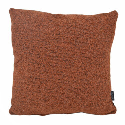 NOVÉE Sierkussen velvet boucle roest/zwart | 45 x 45 cm | velvet/polyester