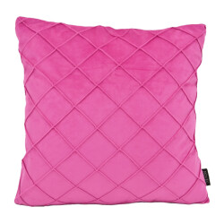 NOVÉE Velvet cross roze | 45 x 45 cm | kussenhoes | velvet/polyester