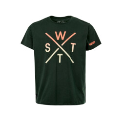 WATTS Unisex logo t-shirt 03 organisch katoen donkergroen