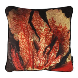 Gek op kussens! Velvet dark coral | 45 x 45 cm | kussenhoes | velvet/polyester
