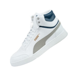 Puma Dames shuffle ecologisch leren mid cut trainers