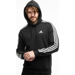 Adidas Heren essentials gestreepte fleece hoodie