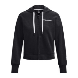 Under Armour Dames essential script fleece full zip hoodie