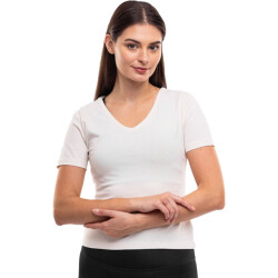 4F Dames f1649 v hals t-shirt