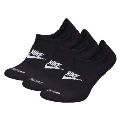 Nike Uniseks adult everyday plus gewatteerde sokken (set van 3)