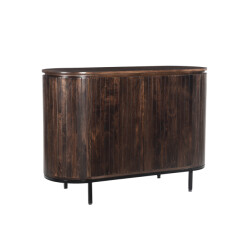 Livingfurn dressoir noor walnut 115cm mangohout / gecoat staal