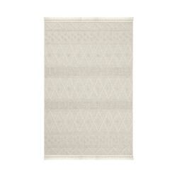 CaliCosy Vloerkleed rechthoekig en ecru met geometrische motieven hasir