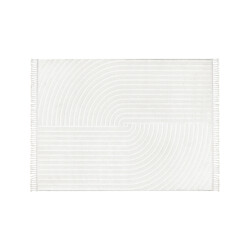 CaliCosy Vloerkleed rechthoekig crème met ingedrukte abstracte motieven malta